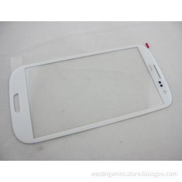 Outer LCD Screen Lens Top Touch Glass Replace for Samsung Galaxy S3 S III I9300 - White (Original) (WRSAG081)